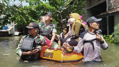 Tinjau Banjir Rob