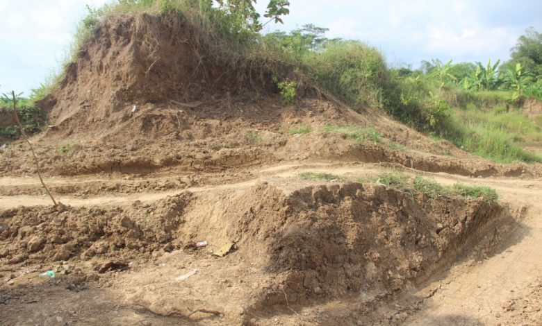 salah satu lokasi galian C ilegal Desa Klumpit Gebog Kudus Foto Sup