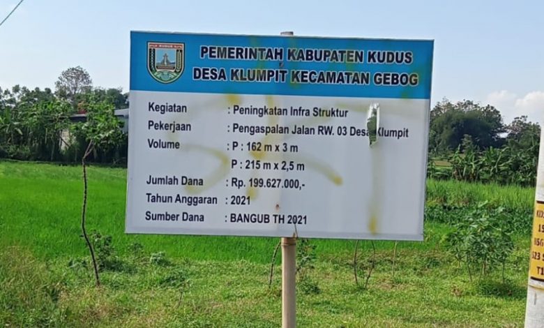 Papan nama yang sempat terpasang dan kini lenyap entah ke mana. Foto Sup