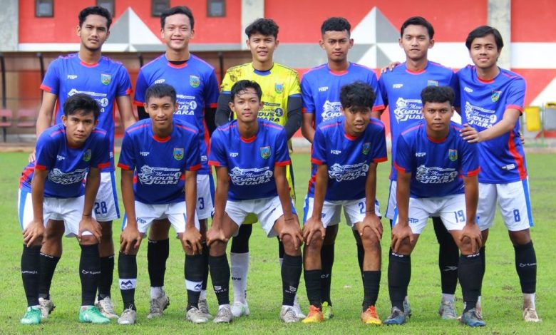 sebagian pemain tim sepakbola kabupaten Kudus pada kualifikasi Porprov Jawa Tengah ke XVI/2023 Foto istimewa