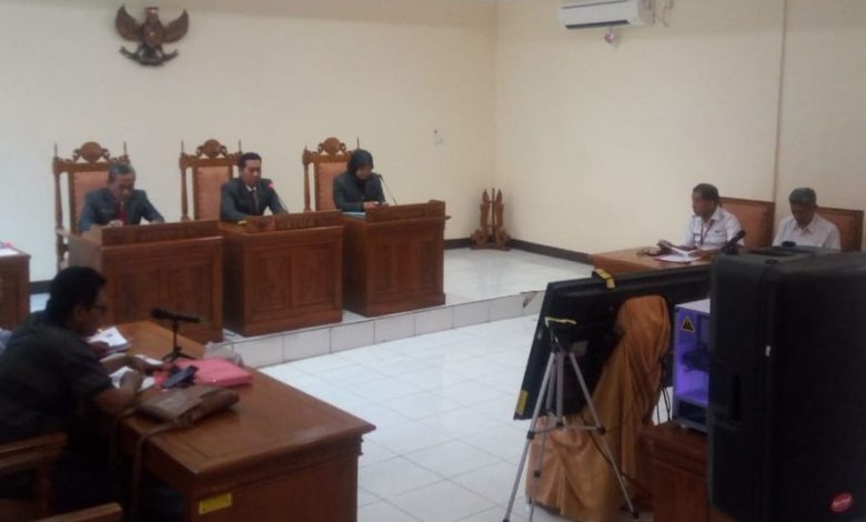 Sengketa - informasi publik antara Pemantau Keuangan Negara (PKN) dengan Sekda Kudus yang digelar di Komisi Informasi Provinsi Jawa Tengah di Semarang, Kamis ( 4/5/2023) Foto : istimewa